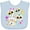 AE-Light Blue, variant on Inktastic Decorative Skull Party for Day of the Dead Boys or Girls Baby Bib