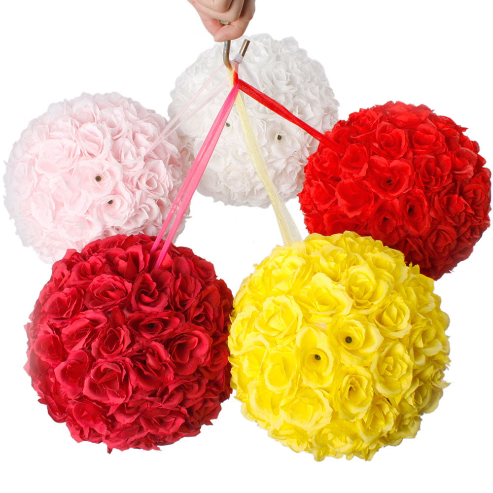 Wedding Flowers Balls Tissue Papers Pompoms Decorations Craft Flower 10 Pcs/25cm 