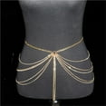 thumbnail image 4 of Belly Dance Waist Chain For Lady Shiny Rhinestone Tassel Body Jewelry Stage Performance Party Dress Metal Chain, 4 of 7