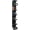 Black, variant on 7 Tier Floating Shelves for Wall - Modern Wall Mounted Makeup Vanity, Hanging Display Shelf for Storage and Room Decor, Black