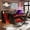Full XL+ Black+Red + Solid Wood+MDF, variant on ChenyueFurn Twin XL Loft Bed, Pull-Out Desk, Twin Trundle, 2 Drawers, Storage Steps, Gaming Bed,White