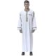 thumbnail image 2 of Hombres Mu Saudi Robe Kaftan Dubai Túnica Blusa Larga Top Thobe Ropa, 2 of 3