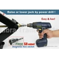 thumbnail image 3 of Set 4 LIBRA Premium 24" 6,000 lb RV Trailer Stabilizer Leveling Scissor Jacks w/Dual Power Drill Sockets & Mounting Hardware Kit, 3 of 7
