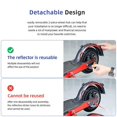 thumbnail image 5 of Wheel Cover With Reflector Bars For Xiaomi Electric Scooter M365 1S Pro Pro2 And Lite Hub Cap Reflective Protect Shells Parts, 5 of 5