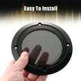 thumbnail image 5 of 4.57 Inch Car Auto Metal Audio Speaker Grill Cover Mesh Woofer Horn Guard Decorative Circle Grille Protector Black, 5 of 6