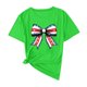 thumbnail image 1 of Camisas de Manga Corta para las Mujeres Moda Casual Impresión Cuello Redondo Suéter Tee Blusas, 1 of 5