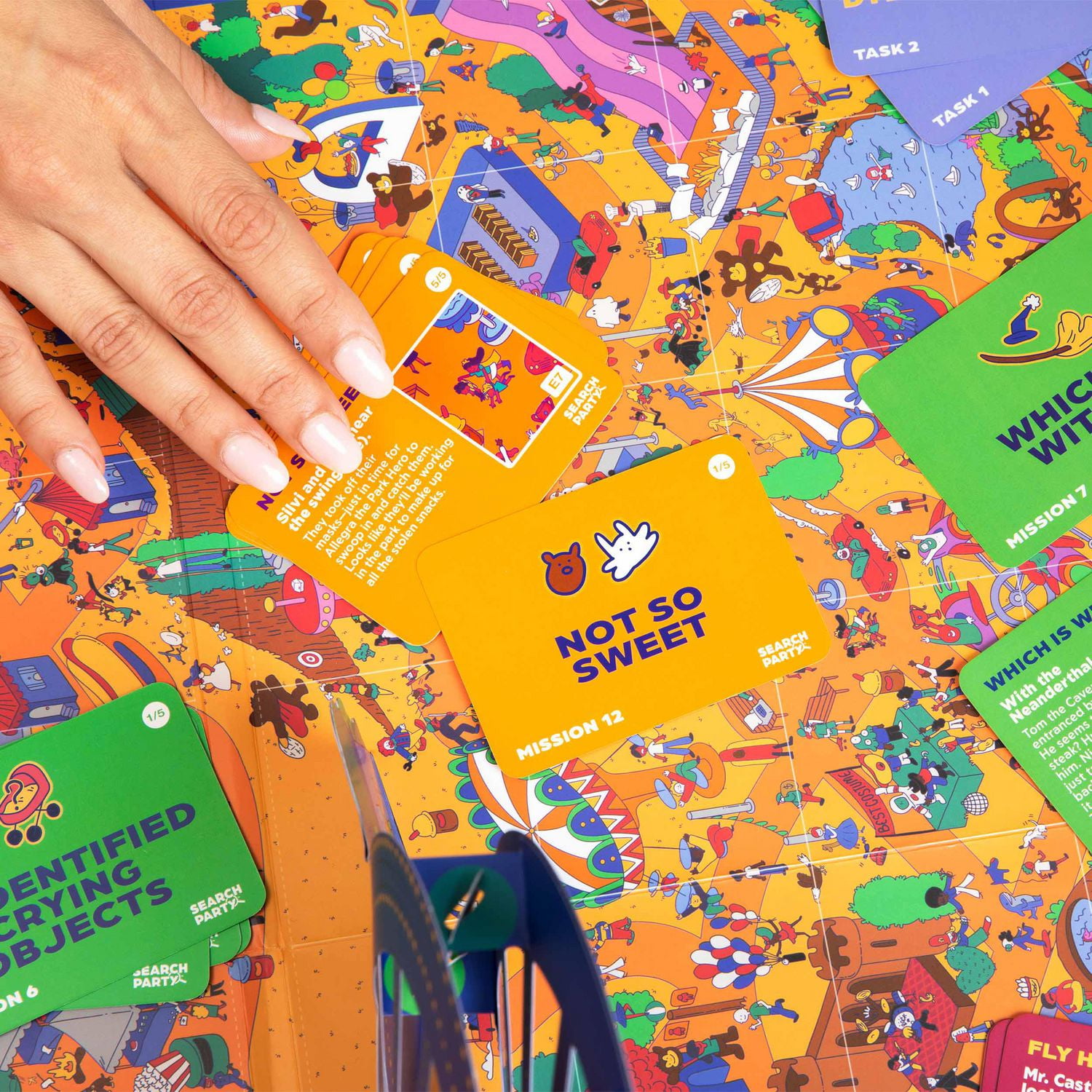 Search Party: Chaos at the Park by What Do You Meme? – Hands-On Mystery Search and Find family Board Game for Kids and Families, Ages 8+