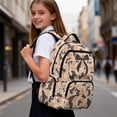 thumbnail image 6 of Jeiento Camo Deer Bow School Backpacks for Girls 8-12 Bookbags Large Capacity School Bags with Zipper Pockets for Primary Students 17 Inch Rucksack, 6 of 7