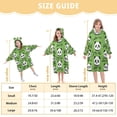 thumbnail image 3 of Wearable Blanket with Sleeves and Pocket Oversized Hooded Sweatshirt 3-14 YR Cute Panda Heads S, 3 of 7