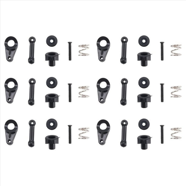 6X Varilla de Enlace del Brazo Oscilante del Amortiguador Servo Saver para 1603 1604 SG1603 SG1604 1/16 RC Coche Piezas de Repuesto Accesorios