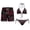 Bat Web, variant on Skull Mushroom Bikini Sets Women's Swimsuit 2 Piece, Funny Goth Matching Couples Swimsuits Matching Bathing Suits for Couples Beach Swimwear