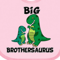 thumbnail image 4 of Inktastic Big Brothersaurus Boys Baby Bib, 4 of 4
