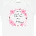 thumbnail image 4 of Inktastic And Though She Be but Little She is Fierce Girls Baby Bodysuit, 4 of 5
