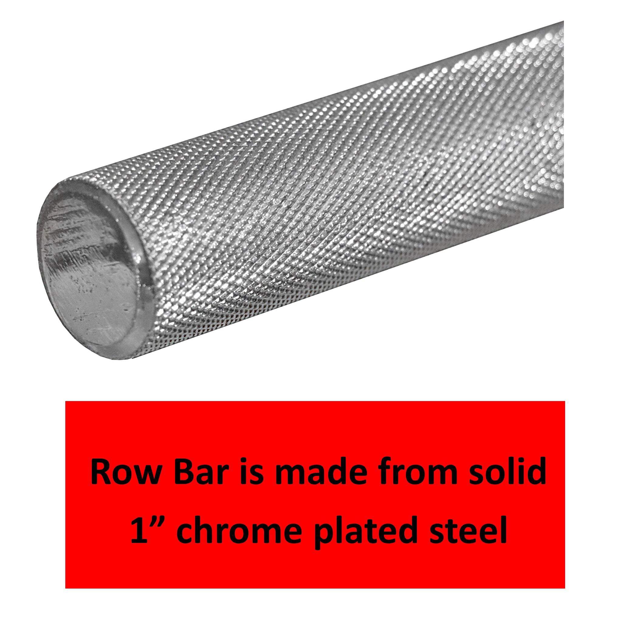 Deltech Fitness MB-020R Chrome Row Bar