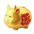 thumbnail image 1 of 1 Pce Tirelire en Forme de Cochon Doré Grande Capacité pour Nouvel An Chinois (Doré), 1 of 7