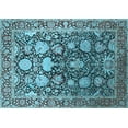 thumbnail image 1 of Ahgly Company Indoor Rectangle Oriental Light Blue Industrial Area Rugs, 4' x 6', 1 of 4