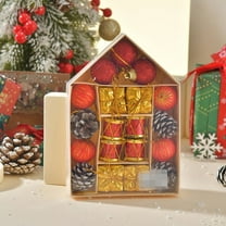 Christmas Ball Ornaments for Christmas Decorations - 19PCS Xmas Tree Mini Balls Shatterproof Assorted Ornaments with Hanging Loop for Holiday, Wreath and Party Decorations