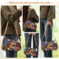 thumbnail image 4 of FORMRS Womens Shoulder Bag with Chain Strap Clutch Purse Cute Tote Handbag, Bright Colorful Flowers Pattern, 4 of 7