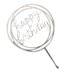 thumbnail image 2 of Toystoory Letra redonda de feliz cumpleaños para pastel, adorno acrílico para cupcakes, bricolaje, pastel, aplastante, palo hecho a mano para Kits de decoración para fiestas plata, 2 of 6