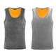 thumbnail image 2 of Minnieouse Chaleco de poliéster para hombre, portátil, plegable, lavable, cuello redondo, reemplazo de Color sólido, ropa interior térmica de Ropa interior Gris oscuro 2XL, 2 of 6