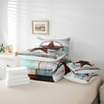 thumbnail image 6 of Manfei Texas Star Bedding Comforter Set 7-Piece for Female Men,Rustic Cabin King Bedding Sets,Vintage Aesthetics Ultra Soft Bed Sheets,Luxury Bedroom Decor,Reversible, 6 of 8