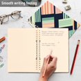 thumbnail image 4 of FORMRS 1-Subject Spiral Notebook 8" x 5" College Ruled 60 Refillable Sheet A5 Hard Cover, Isometric Pink, 4 of 7
