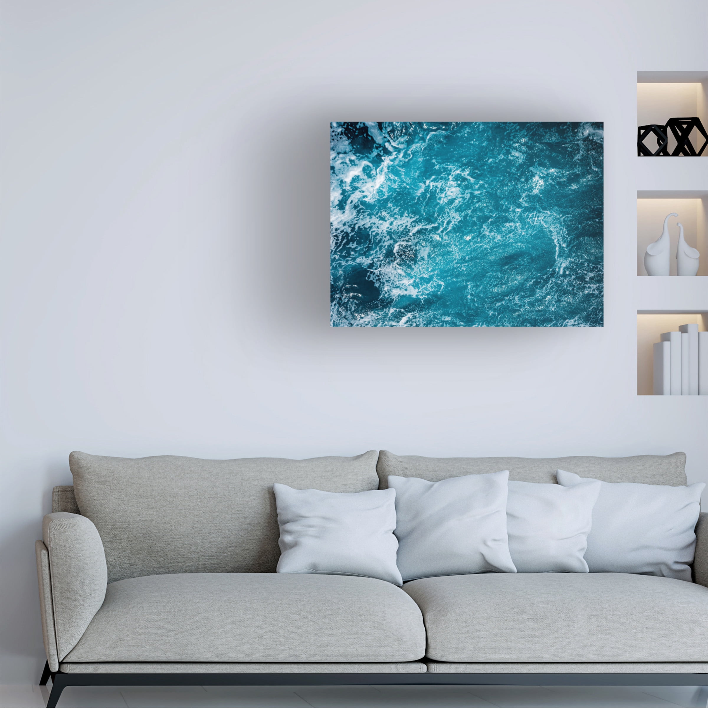 Eva Bane 'Turbulent Tasman Sea VI' Canvas Art