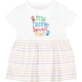 thumbnail image 3 of Inktastic My Nannie Loves Me Girls Baby Dress, 3 of 5