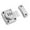 silver, variant on Mechanical Password Rotary Hasp Locks Drawers Lock Hardware Anti Keyless Slide Latch Lock for Shed Closet Bathroom Office Balcony pink