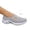 Light Gray, variant on Willtoo Women's Slip On Sneakers Casual Wide Toe Workout Tennis Walking Shoes with Arch Support Comfortable Orthopedic Footwear