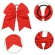 thumbnail image 4 of (Rojo rosa, combinado con pelo peludo SKU: 221115CY38-) Corbata para el pelo con lazo grande con cinta roscada, 4 of 14
