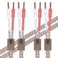 thumbnail image 1 of Cable de altavoz Viborg VS903 HiFi de 2,5 m, cobre plano macizo trenzado, 1 of 9
