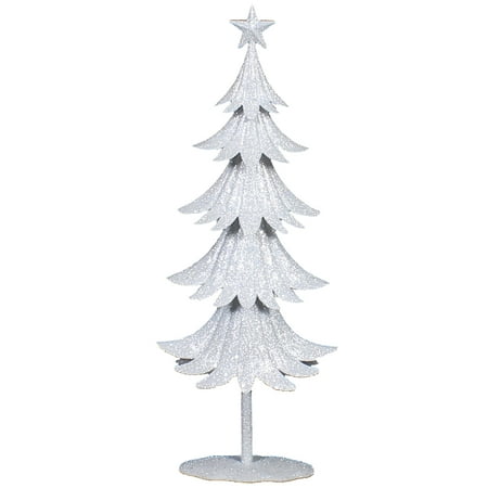 Holiday Time Small Metal Tree White Holiday Time Small Metal Tree White