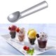 thumbnail image 4 of Pala para helado, cuchara para helado, cuchara antiadherente anticongelante, cuchara para hacer bolas de melón, cuchara para comida de cocina para frutas, puré de patatas (1 pieza, plateada), 4 of 5