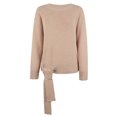 thumbnail image 4 of Lovskoo Sweaters for Women Trendy Casual Long Sleeve Pullover Off-The-Shoulder Strappy Sweater Tops Pink, 4 of 8