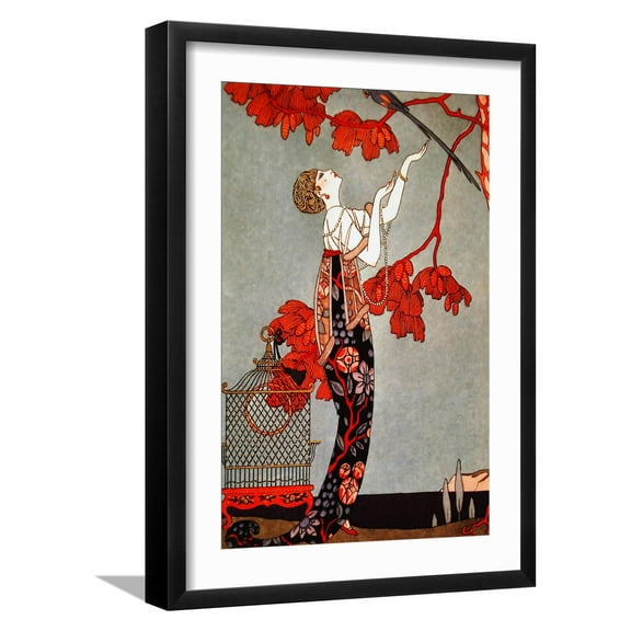 Art.com Barbier 2 Giclee Print by Vintage Apple Collection, Black Frame Wall Art, 17" x 23"