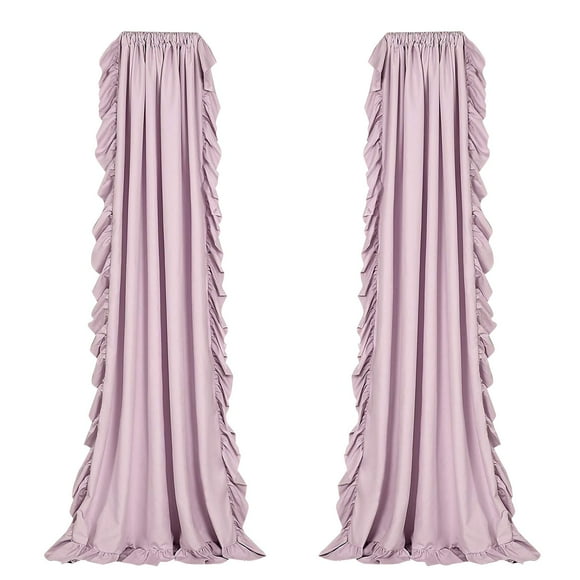 59x84IN Lavender Curtain Set Curtains 2pc Room Divider Thermal Insulated Curtain Drapes Lightweight Elegant Window Treatments for Living Room Bedroom Thermal Insulated Pinch Pleat Drapes