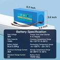 thumbnail image 2 of 36V 10Ah Ebike Battery Pack Electric Scooter Bike Lithium Battery 750W for Adult Electric Bicycle Motor with 2a Charger, 2 of 7