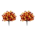thumbnail image 4 of 2pc Artificial Fall Plants Flowers for Front Door Porch Patio Yard Balcony Autumn Decor, 4 of 4