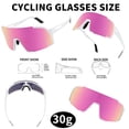 thumbnail image 3 of Gafas de Sol OULAIQI para Béisbol para Hombre y Mujer con Protección UV400, 3 of 7