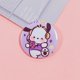 thumbnail image 1 of Broche de Sanrio Pochacco, figura de acción de Anime, broche de PVC de dibujos animados bonitos, mercancía de Anime Q, decoración de ropa, regalo para niños, 1 of 4