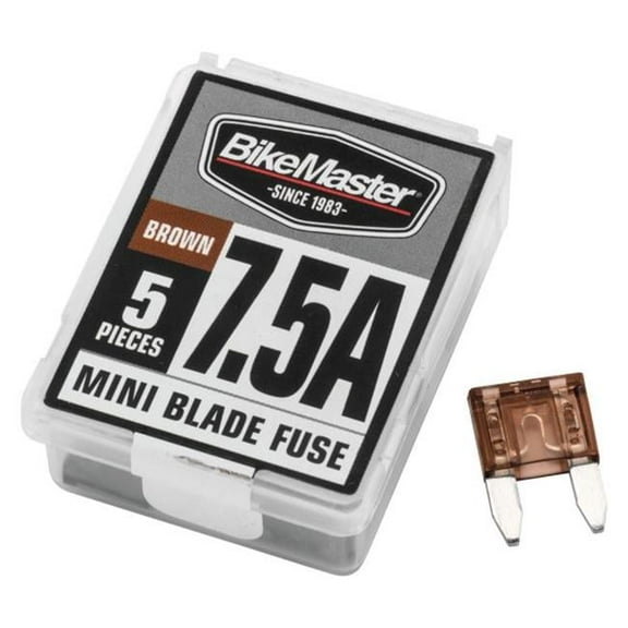 BikeMaster 30-BA75 Mini Blade Fuse - 7.5 Amp Brown