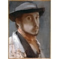 thumbnail image 2 of Degas: Self-Portrait. /Noil On Canvas, 1857-58. Poster Print by  (18 x 24), 2 of 4