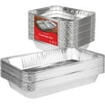 thumbnail image 2 of Stock Your Home Chafing Pan Set - 21 x 13 Full Size (5 Pack) - 9 x 13 Half Size (10 Pack) Rectangular, 2 of 2