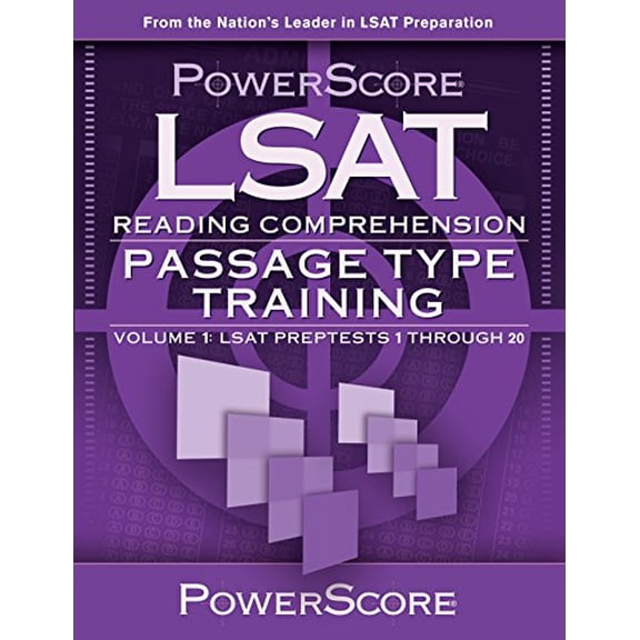 Pre-Owned LSAT Reading Comprehension: Passage Type Training: LSAT PrepTests 1 Through 20 (PowerScore Test Preparation), 9780982661840, 0982661843, Paperback, 1 edition