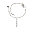 thumbnail image 2 of Delight Jewelry Courage Strength Wisdom Honesty - Bar Silver-tone Paw Infinity Link Chain Bracelet, 6"+2" Extender, 2 of 3