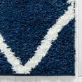 thumbnail image 4 of Well Woven 78847 Madison Shag Cole Blue Modern Tribal Trellis Area Rug - 7 ft. 10 in. x 9 ft. 10 in., 4 of 7