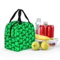 thumbnail image 3 of Kdxio Green Broccoli Print Insulated Lunch Bag,Reusable Tote Lunch Box for Women Men,Leakproof Cooler Lunch Bags for Work Office Travel Picnic, 3 of 6