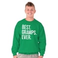 thumbnail image 4 of Best Gramps Ever Grandpa Grandfather Men's Crewneck Sweatshirt Brisco Brands S, 4 of 6