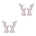 thumbnail image 4 of mmirethe 2pcs Easy To Install Antlers Sticker To Decorate Christmas Car Cute Waterproof white large 2Set, 4 of 6